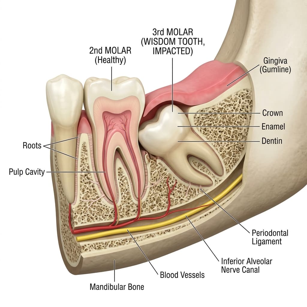 Painful Wisdom Teeth (Back of Jaw)
